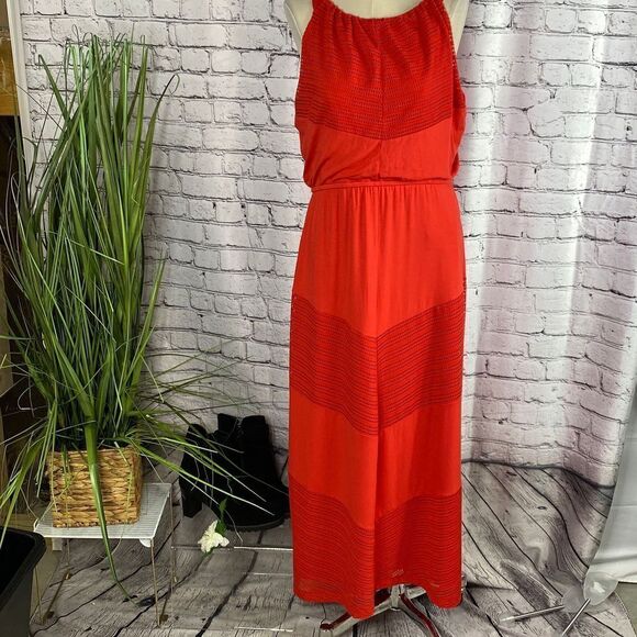 Chico's Textured Sleeveless Knit Maxi Dress Small - Picture 3 of 11